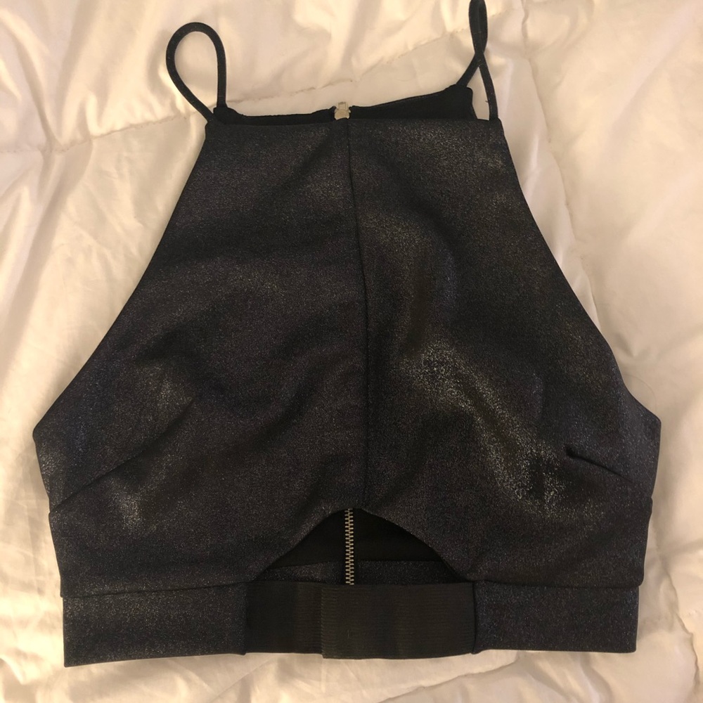 Forever 21 Cut-out Crop Top